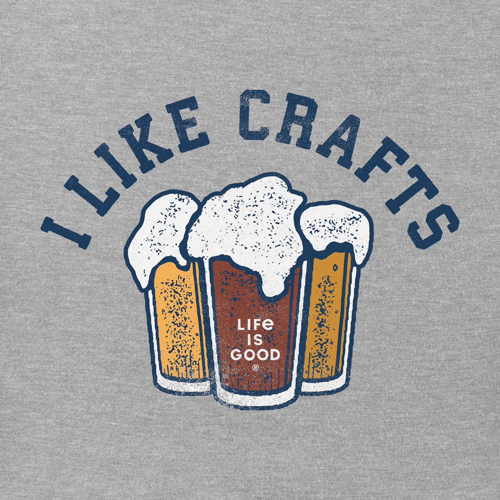 Men's I like Crafts Short Sleeve Tee Life is Good