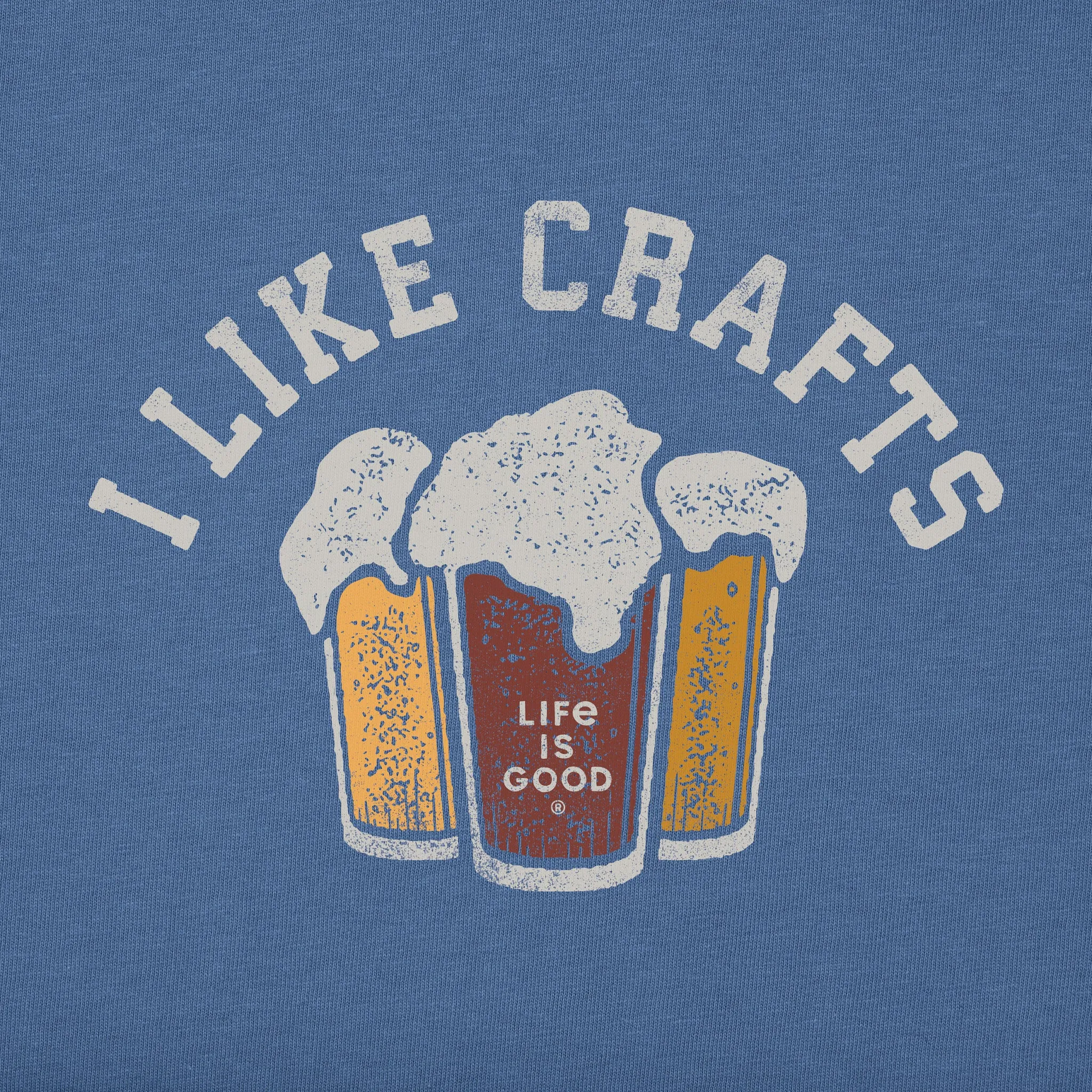Men's I like Crafts Short Sleeve Tee Life is Good