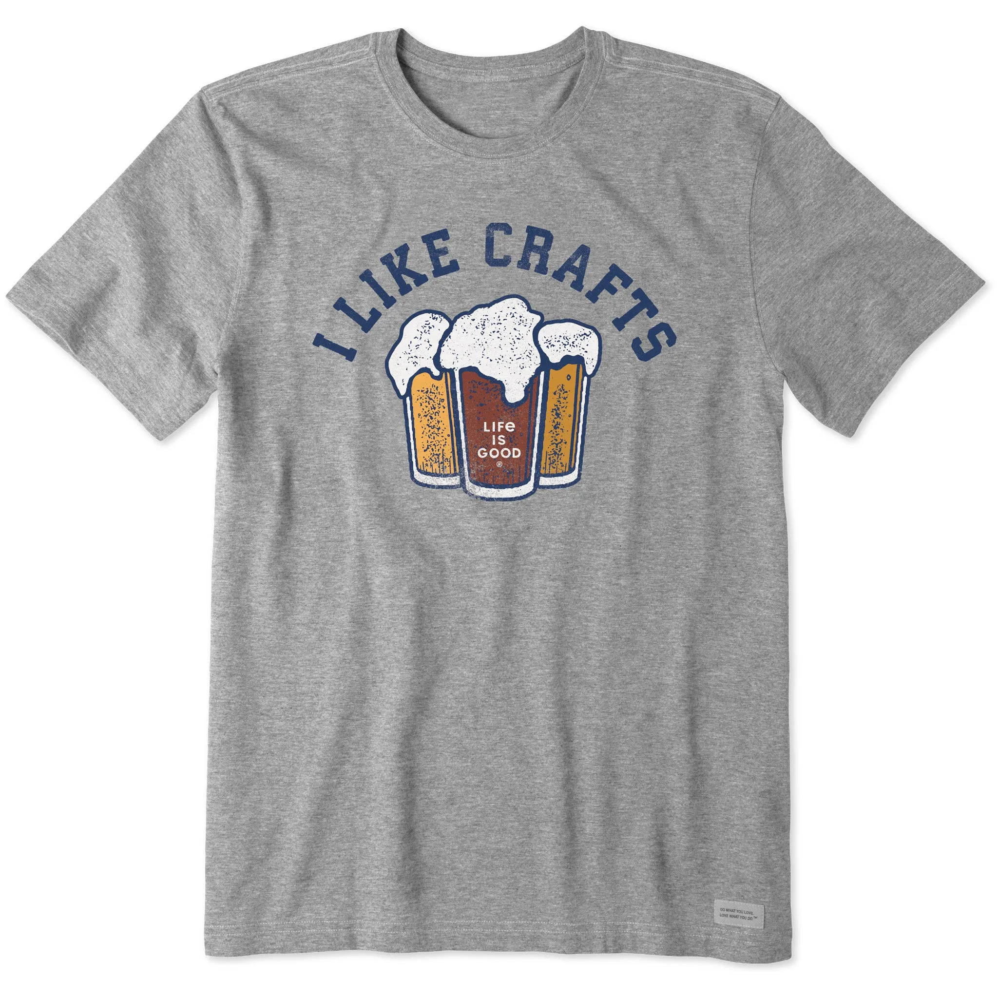 Men's I like Crafts Short Sleeve Tee Life is Good