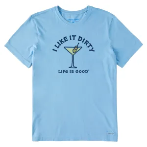 Men's I like it Dirty Martini Vintage Short Sleeve Tee Life is Good