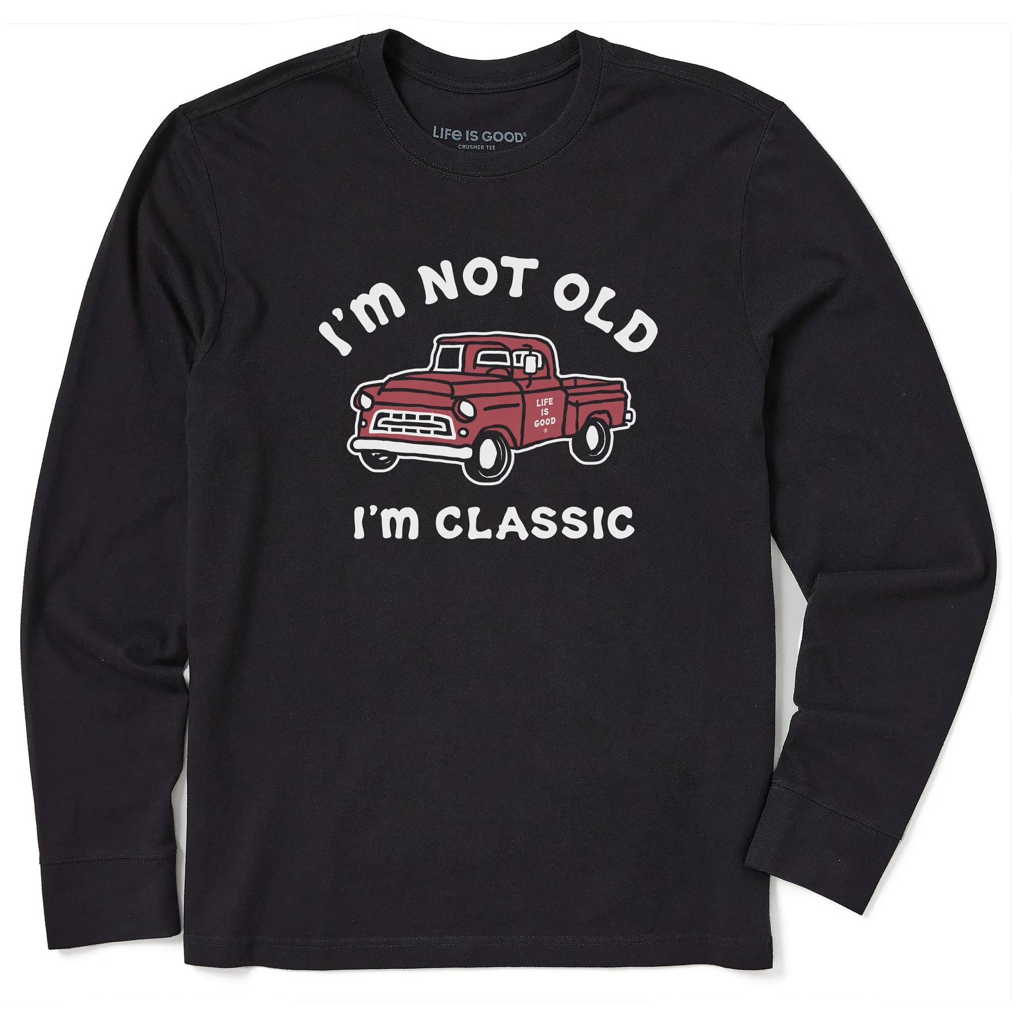 Men's I'm Classic Pickup Long Sleeve Crusher Tee Life is Good