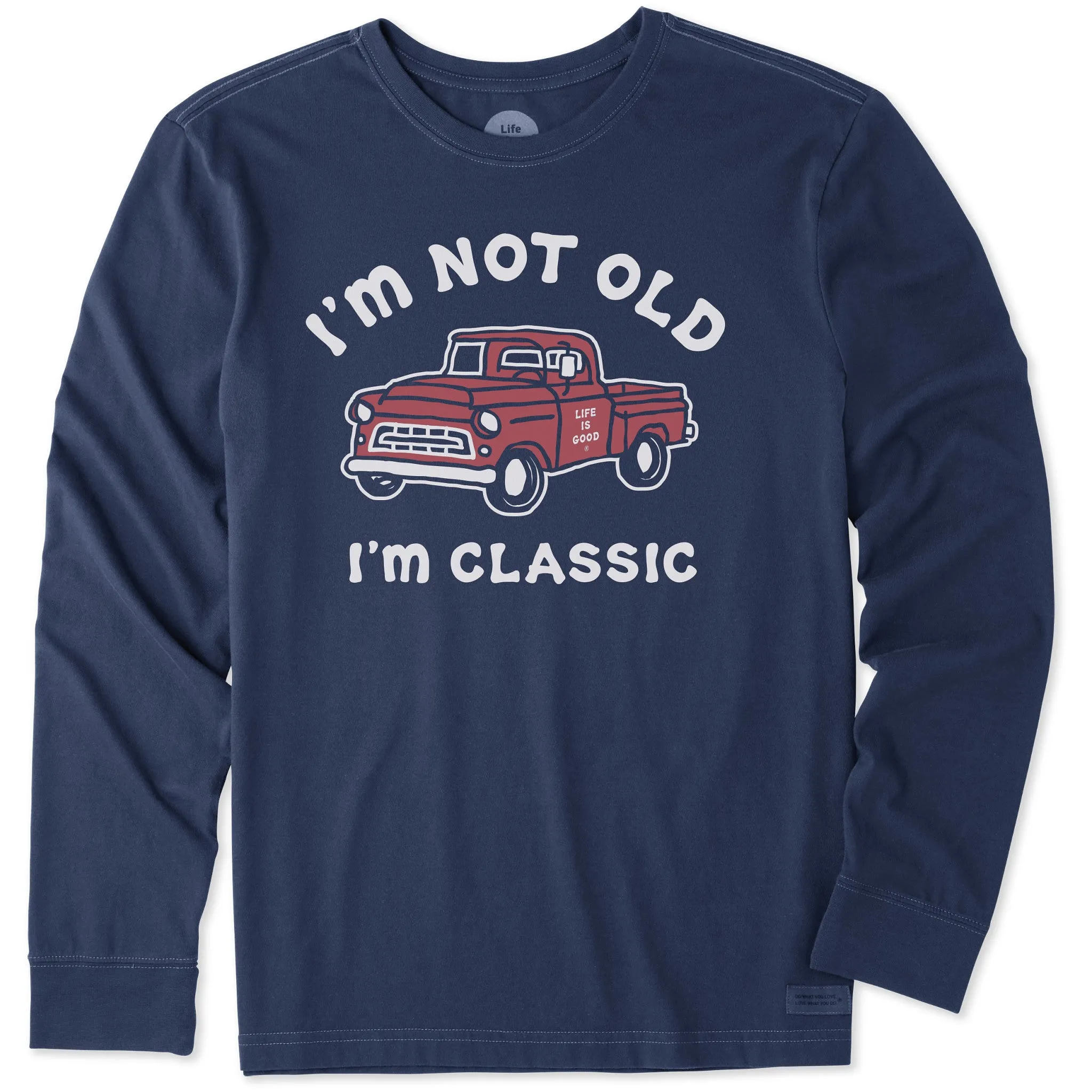 Men's I'm Classic Pickup Long Sleeve Crusher Tee Life is Good