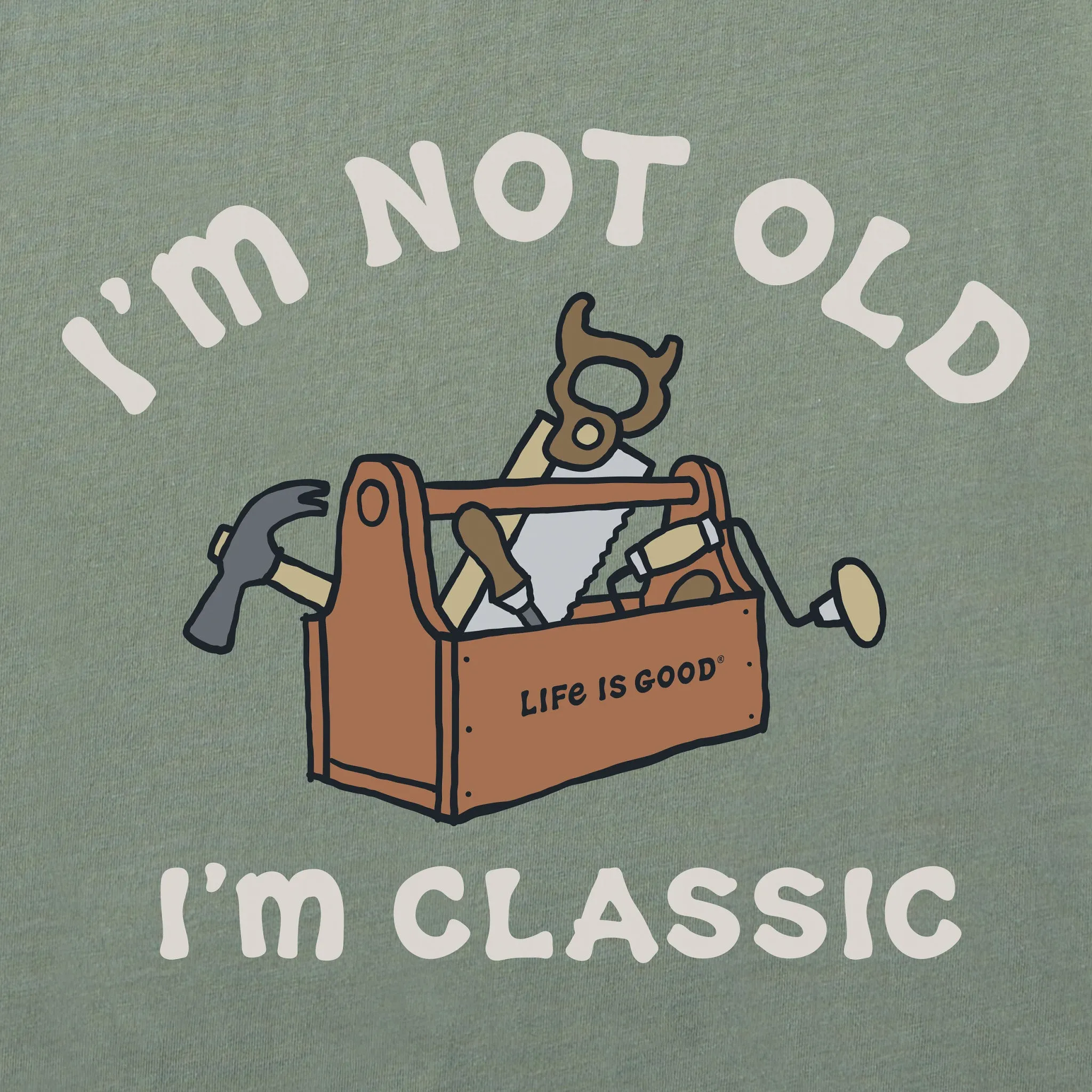 Men's I'm Classic Tool Box Short Sleeve Tee Life is Good