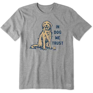 Men's In Dog We Trust Short Sleeve Tee Life is Good
