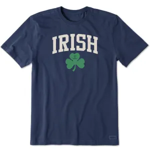 Men's Irish Clover Short Sleeve Crusher Tee Life is Good