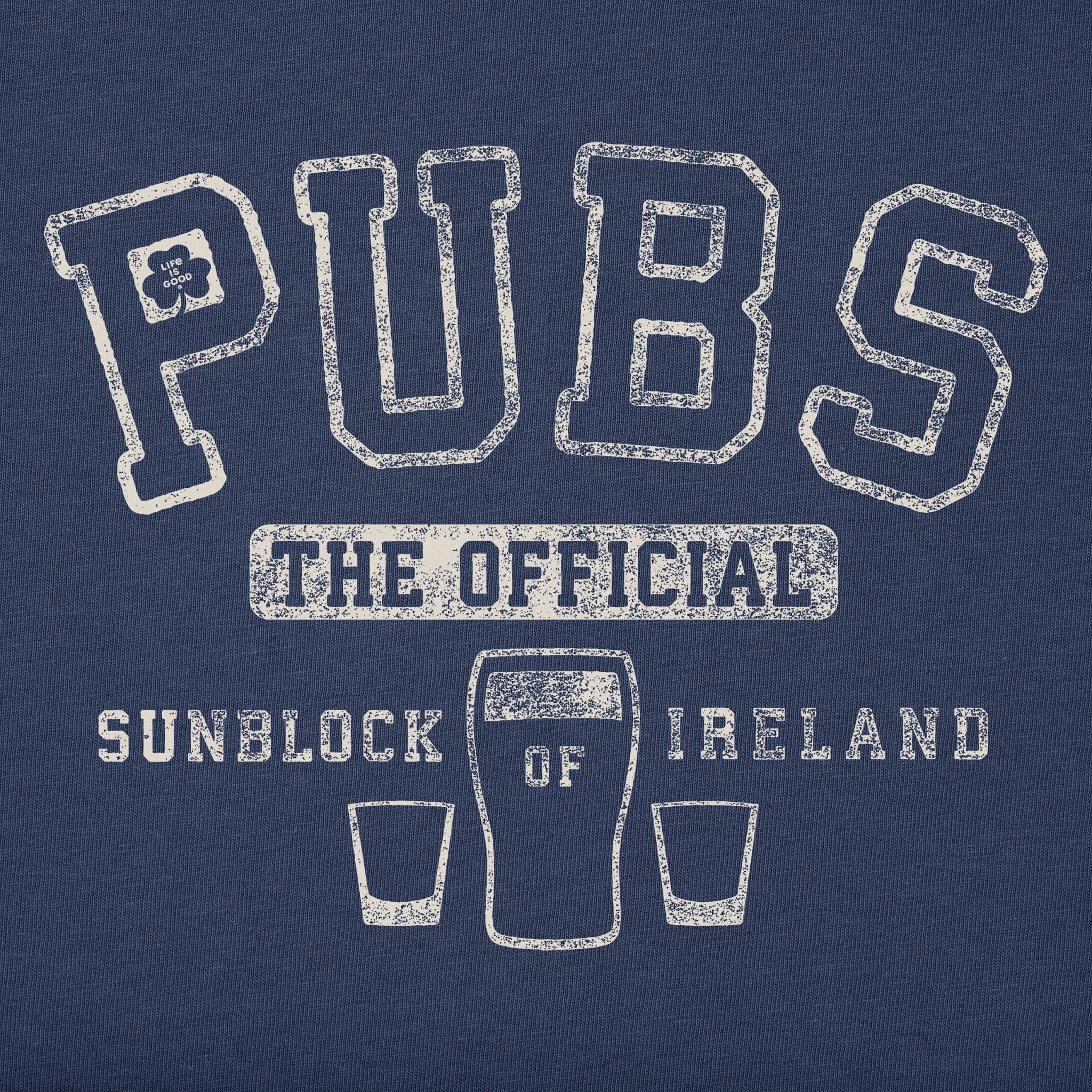 Men's Irish Sunblock Short Sleeve Tee Life is Good