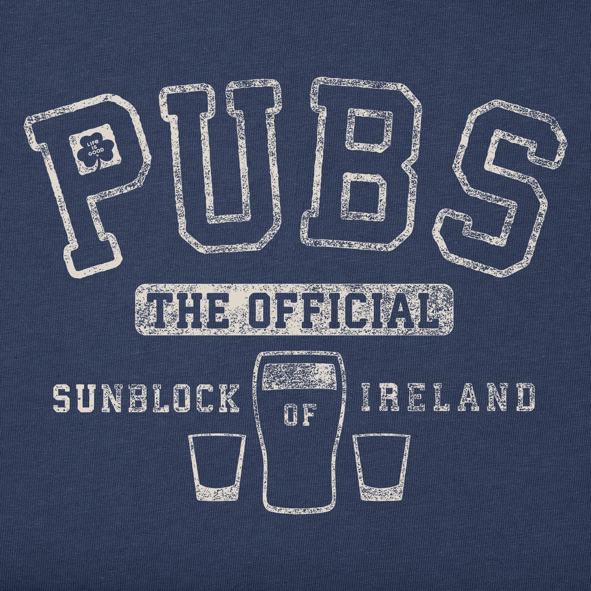 Men's Irish Sunblock Short Sleeve Tee Life is Good
