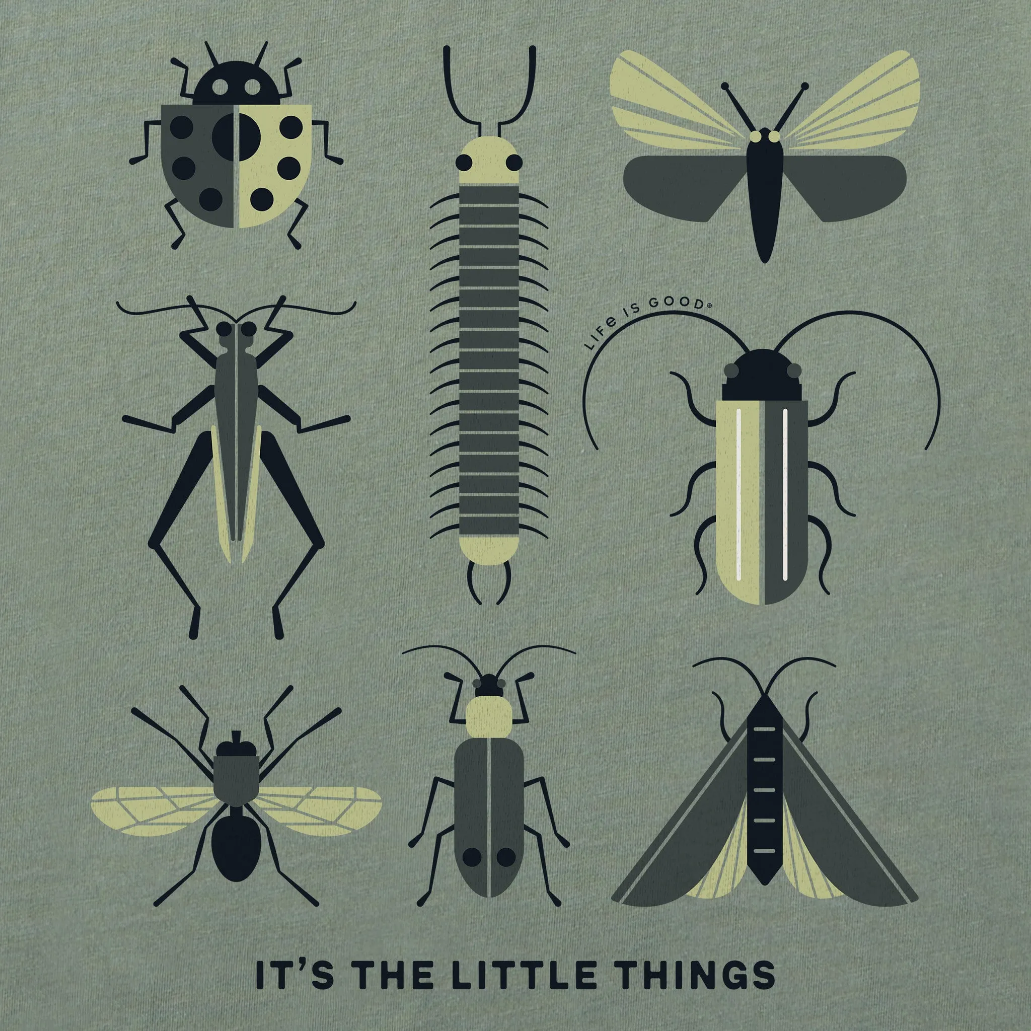 Men's It's the Little Things Bugs Short Sleeve Tee Life is Good