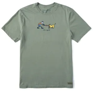 Men's Jake & Rocket Tug of War Short Sleeve Tee Life is Good