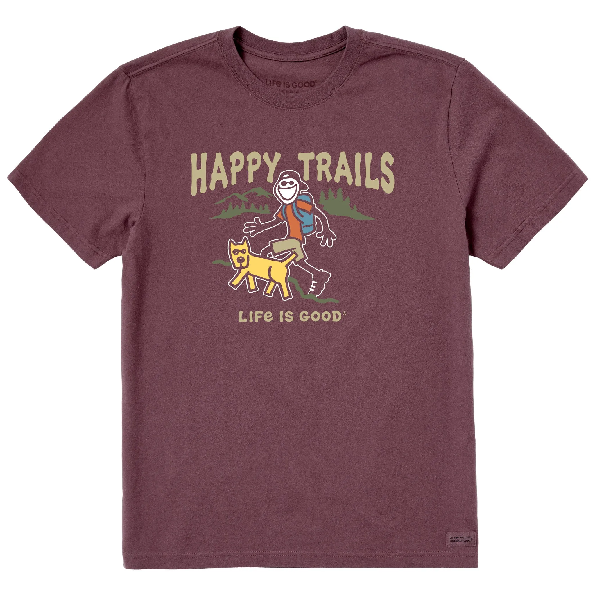 Men's Jake and Rocket Happy Trails Short Sleeve Tee Life is Good