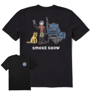 Men's Jake and Rocket Smoke Show Short Sleeve Crusher Tee Life is Good