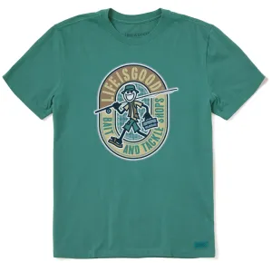 Men's Jake Bait and Tackle Shop Short Sleeve Crusher Tee Life is Good