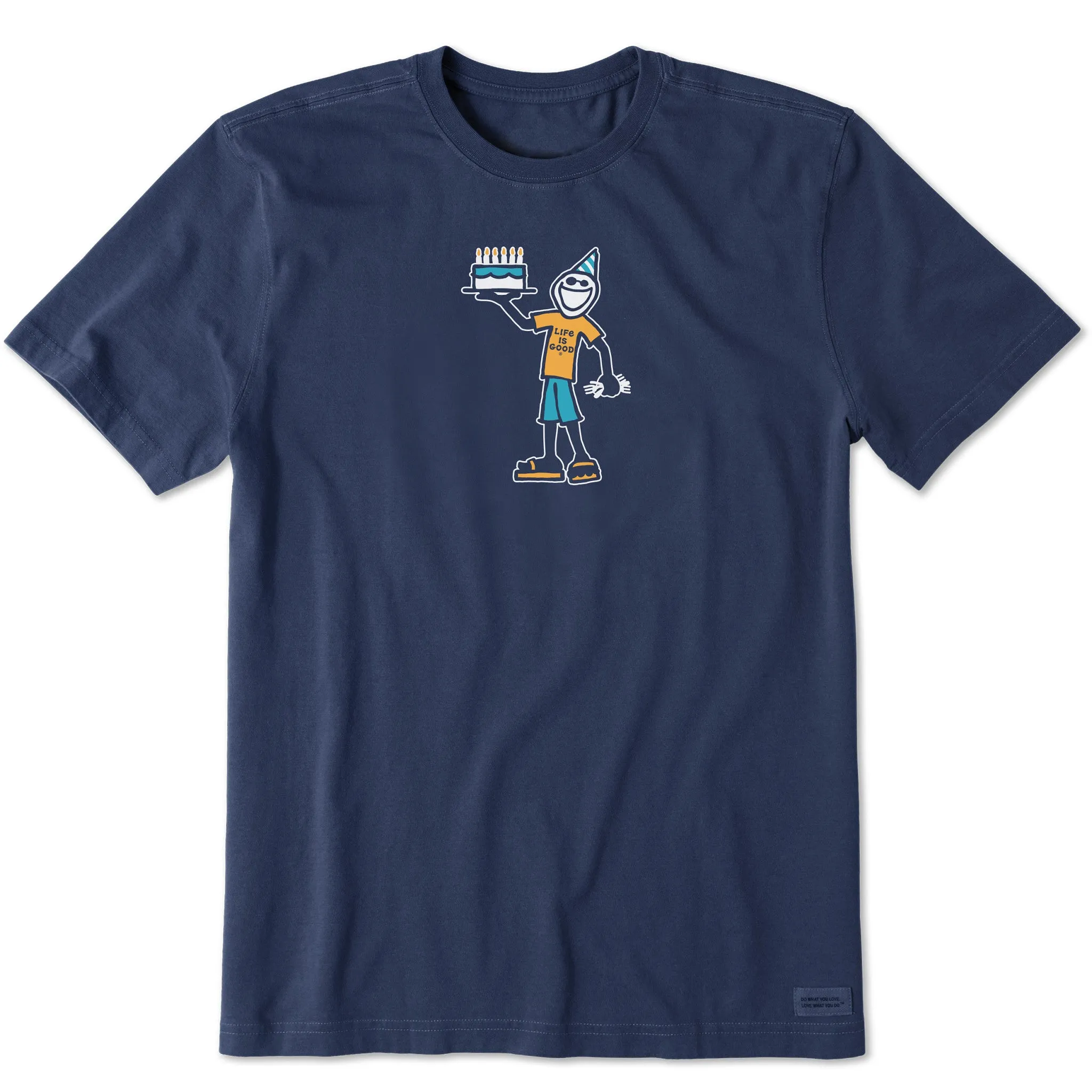 Men's Jake Birthday Short Sleeve Crusher Tee Life is Good
