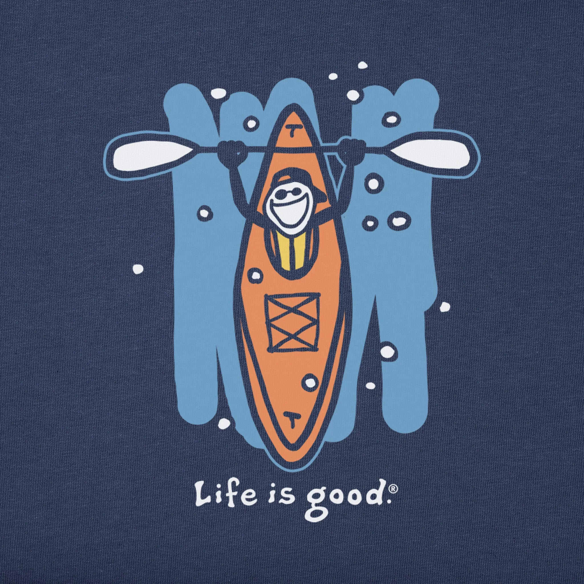 Men's Jake Downstream Kayak Short Sleeve Tee Life is Good