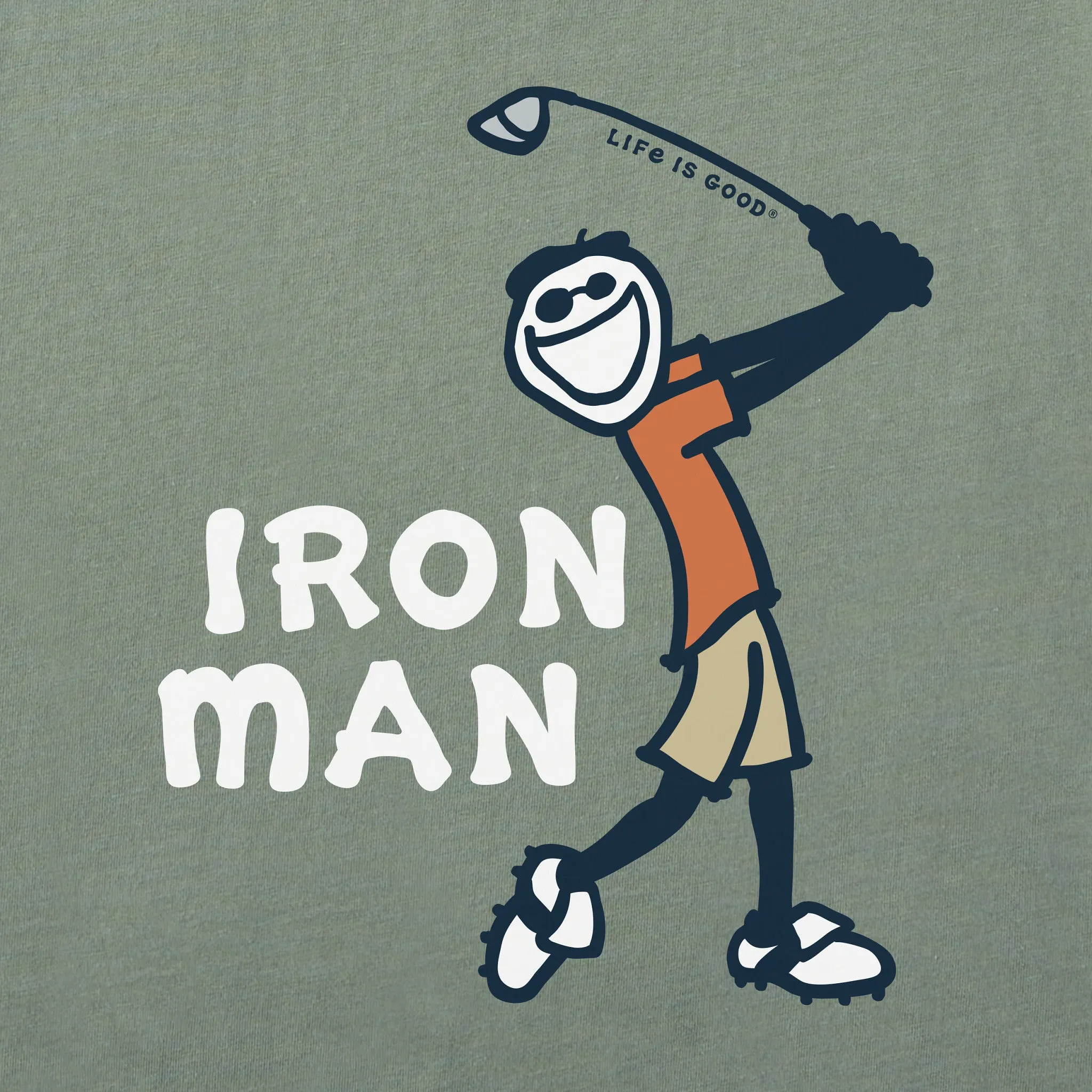 Men's Jake Iron Man Swing Short Sleeve Tee Life is Good