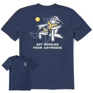 Men's Jake Not Working Adirondack Short Sleeve Tee Life is Good