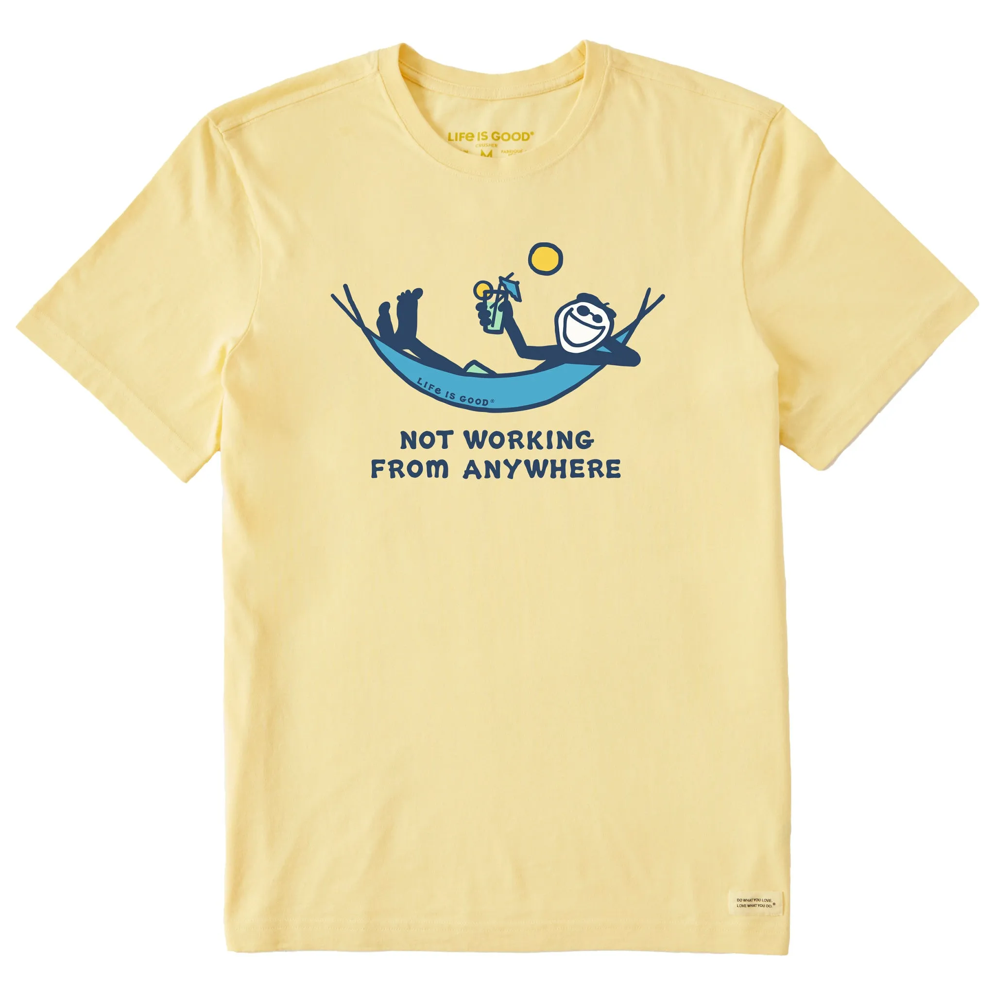 Men's Jake Not Working Hammock Short Sleeve Tee Life is Good