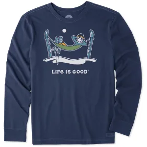 Men's Jake Ski Hammock Long Sleeve Crusher Tee Life is Good