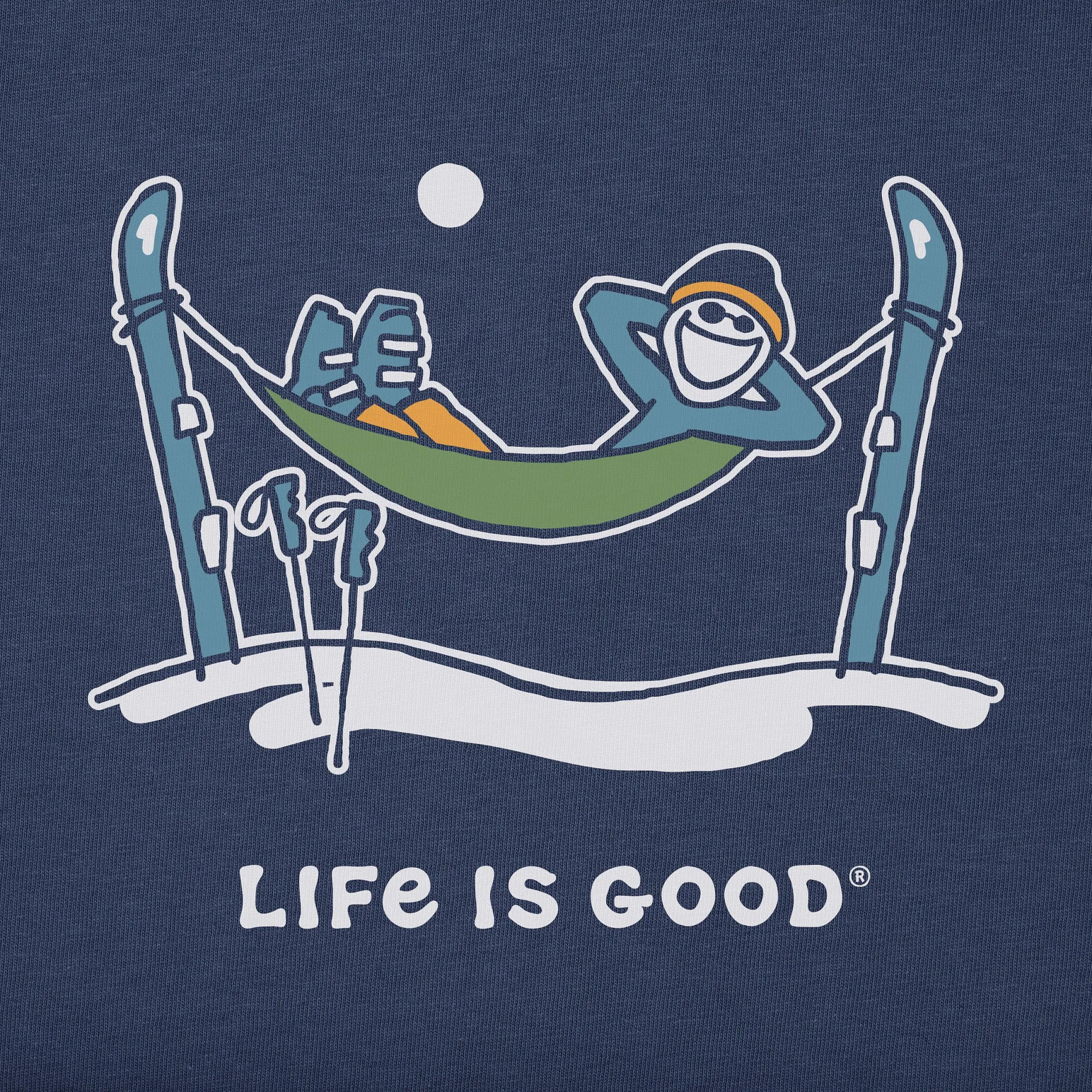 Men's Jake Ski Hammock Long Sleeve Crusher Tee Life is Good