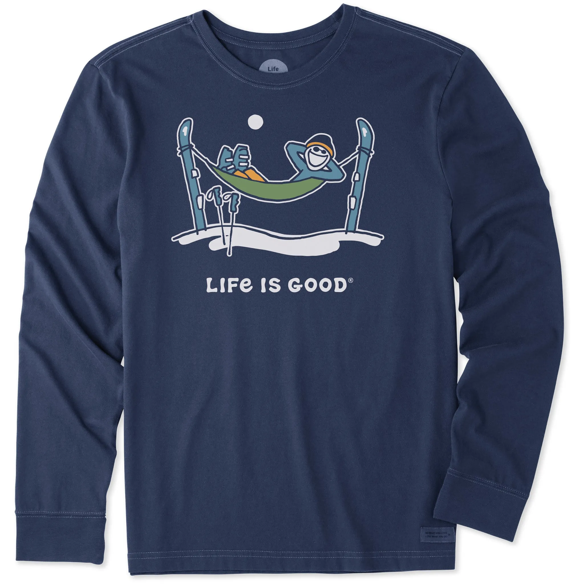 Men's Jake Ski Hammock Long Sleeve Crusher Tee Life is Good