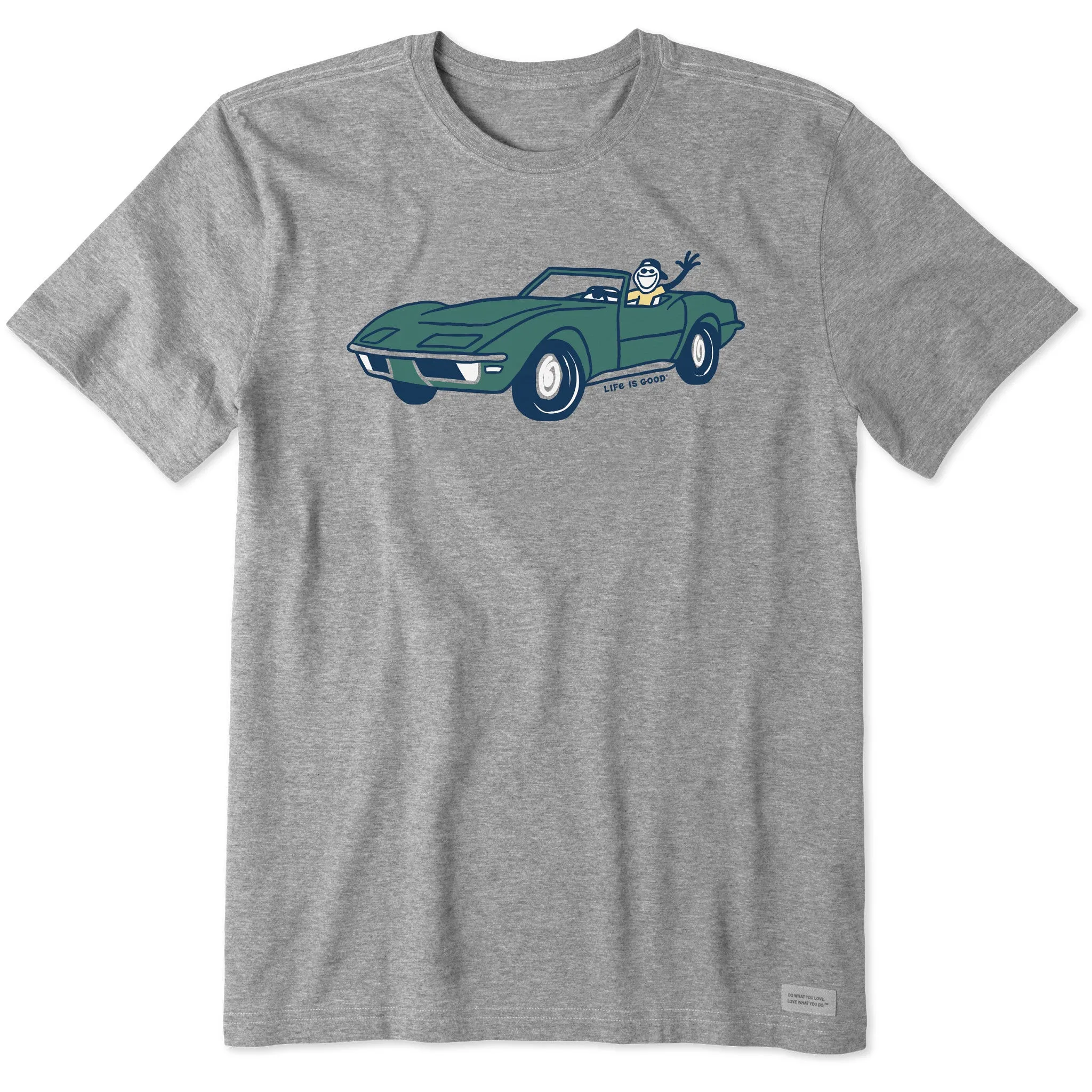 Men's Jake Sportscar Short Sleeve Tee Life is Good