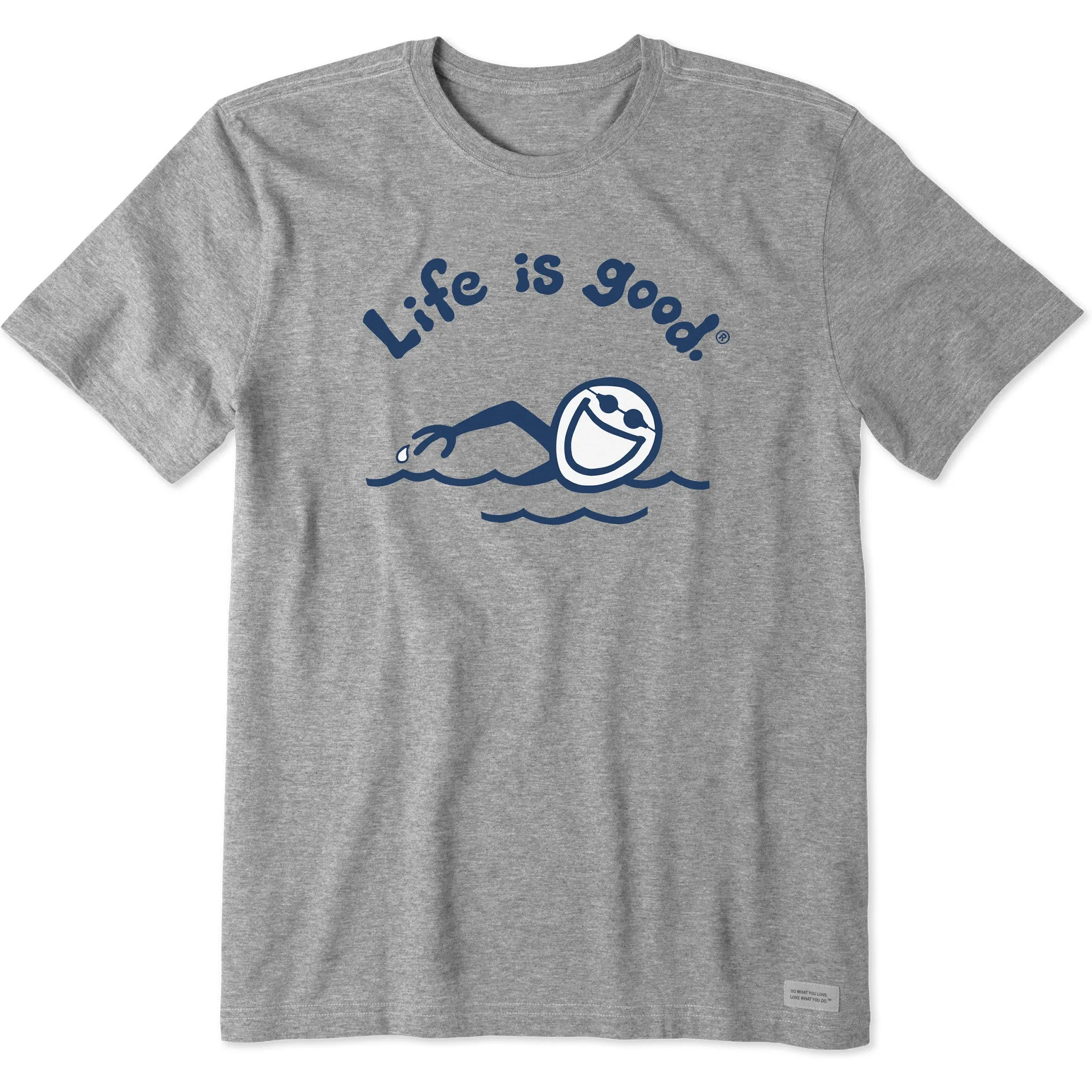 Men's Jake Swim Short Sleeve Crusher Tee Life is Good