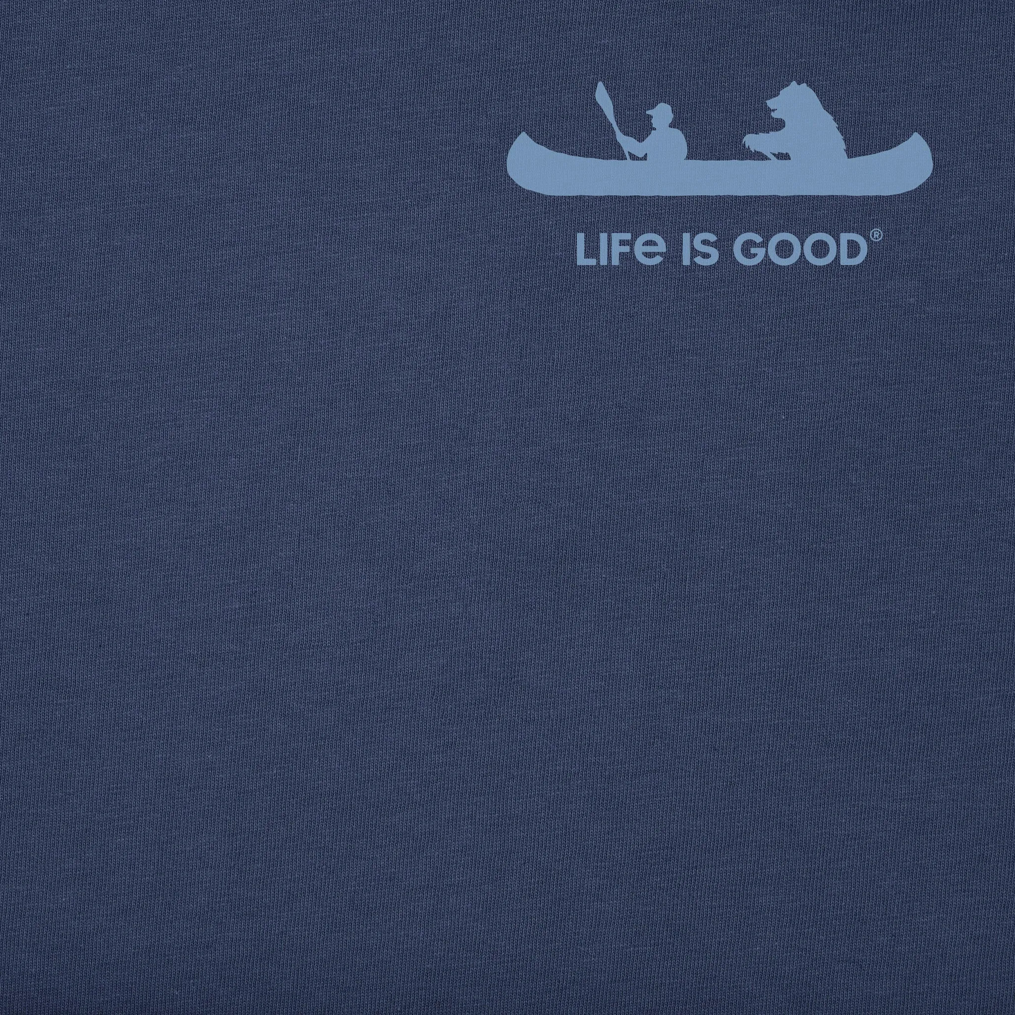 Men's Kayak Bear Short Sleeve Tee Life is Good