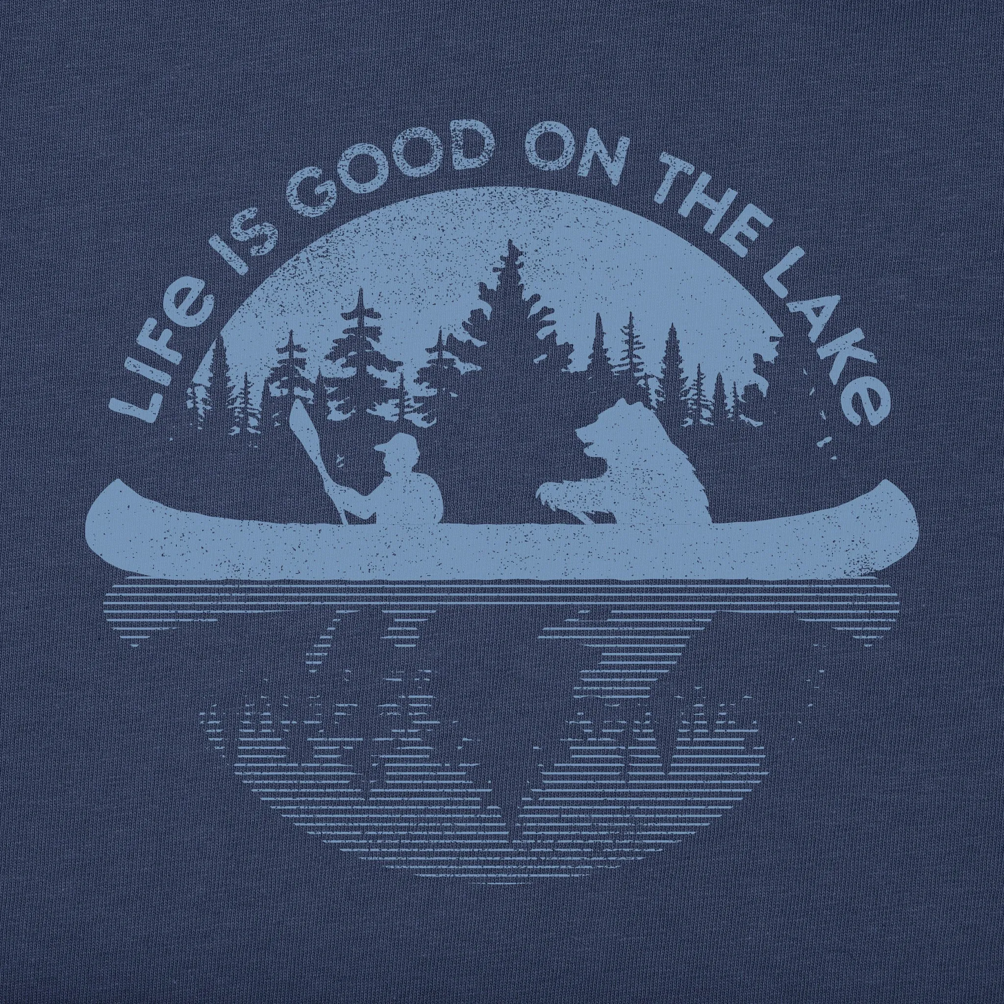 Men's Kayak Bear Short Sleeve Tee Life is Good