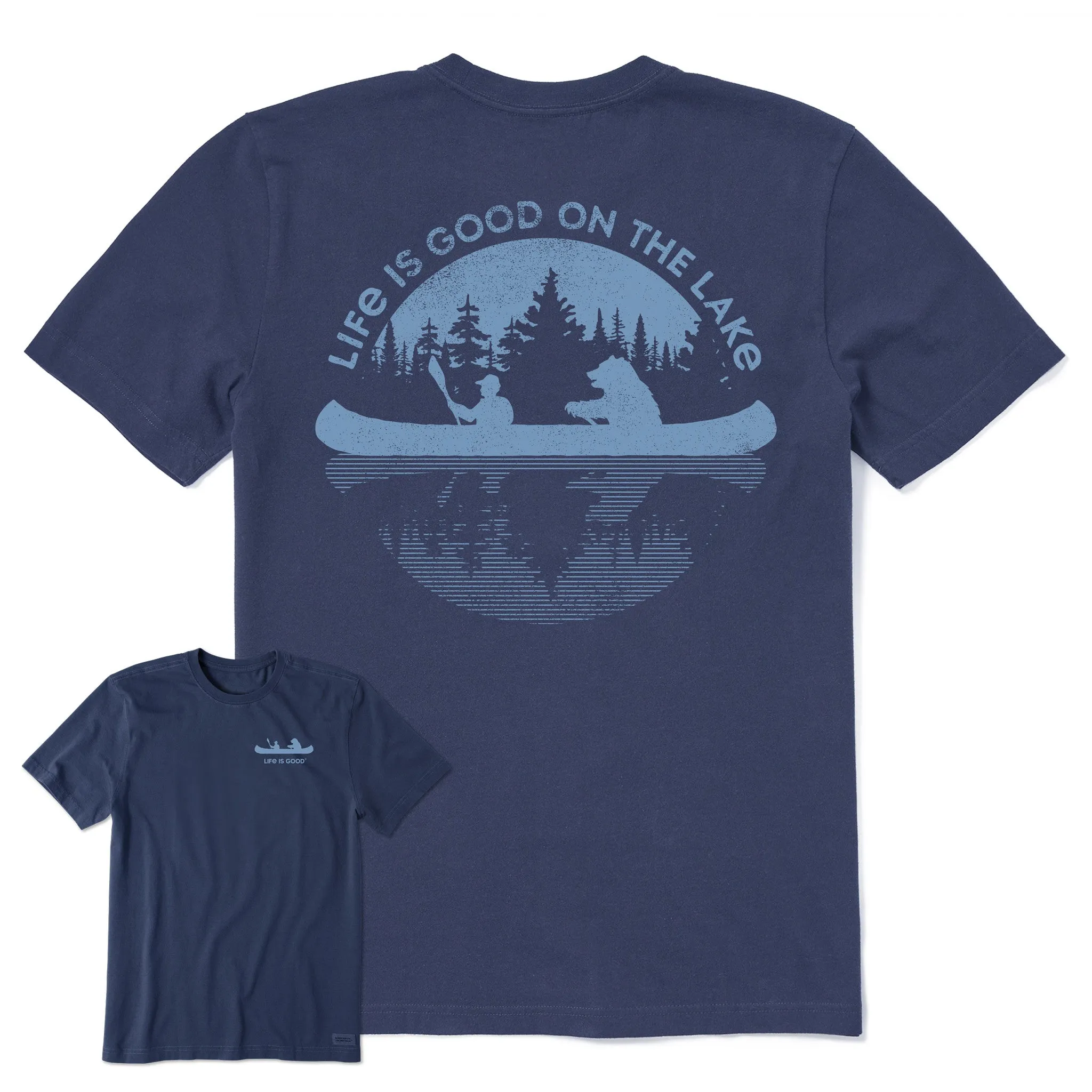 Men's Kayak Bear Short Sleeve Tee Life is Good