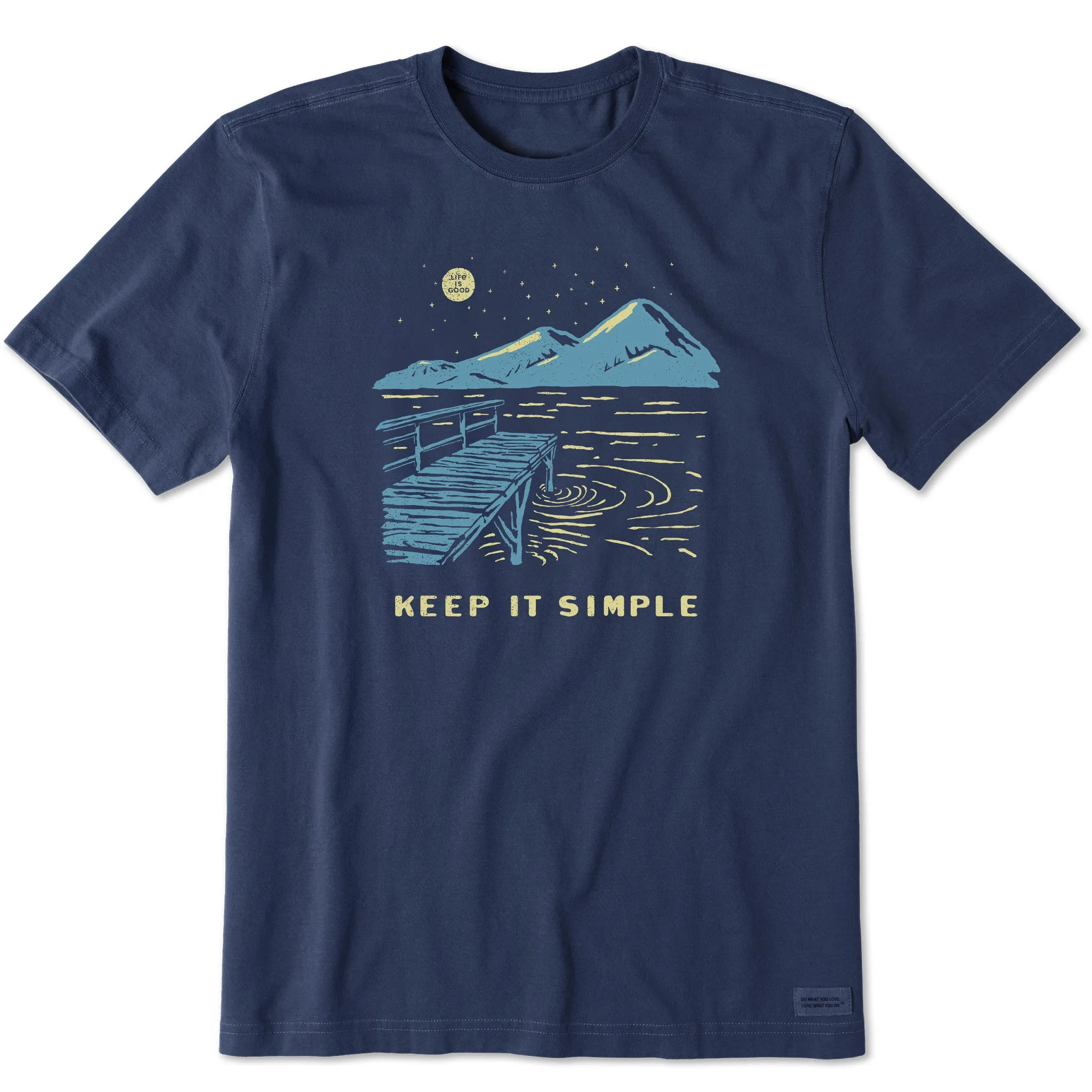 Men's Keep it Simple Dock Short Sleeve Tee Life is Good