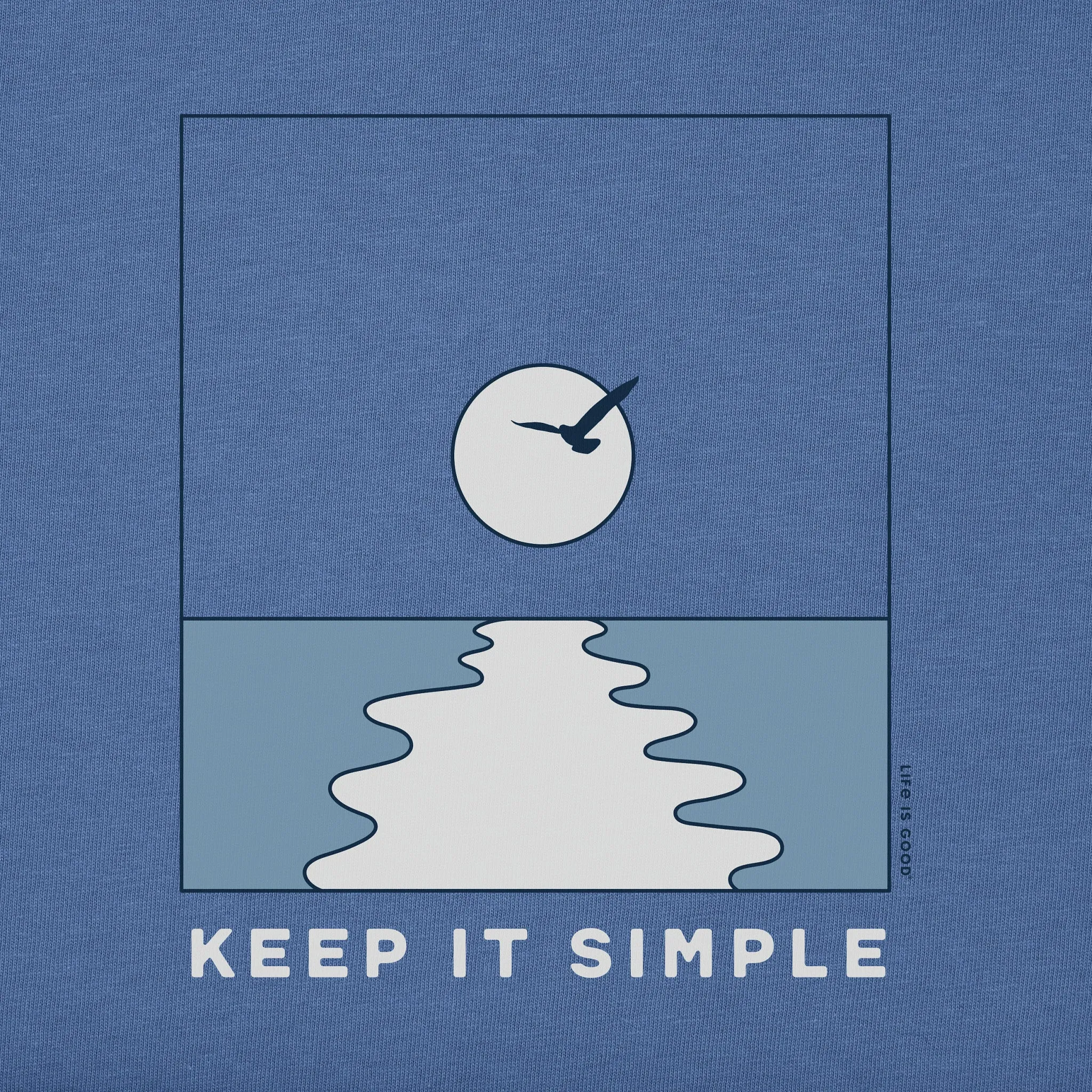 Men's Keep It Simple Moonrise Short Sleeve Tee Life is Good