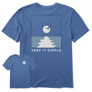 Men's Keep It Simple Moonrise Short Sleeve Tee Life is Good