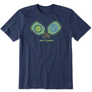 Men's Keep It Simple Pickleball Short Sleeve Tee Life is Good