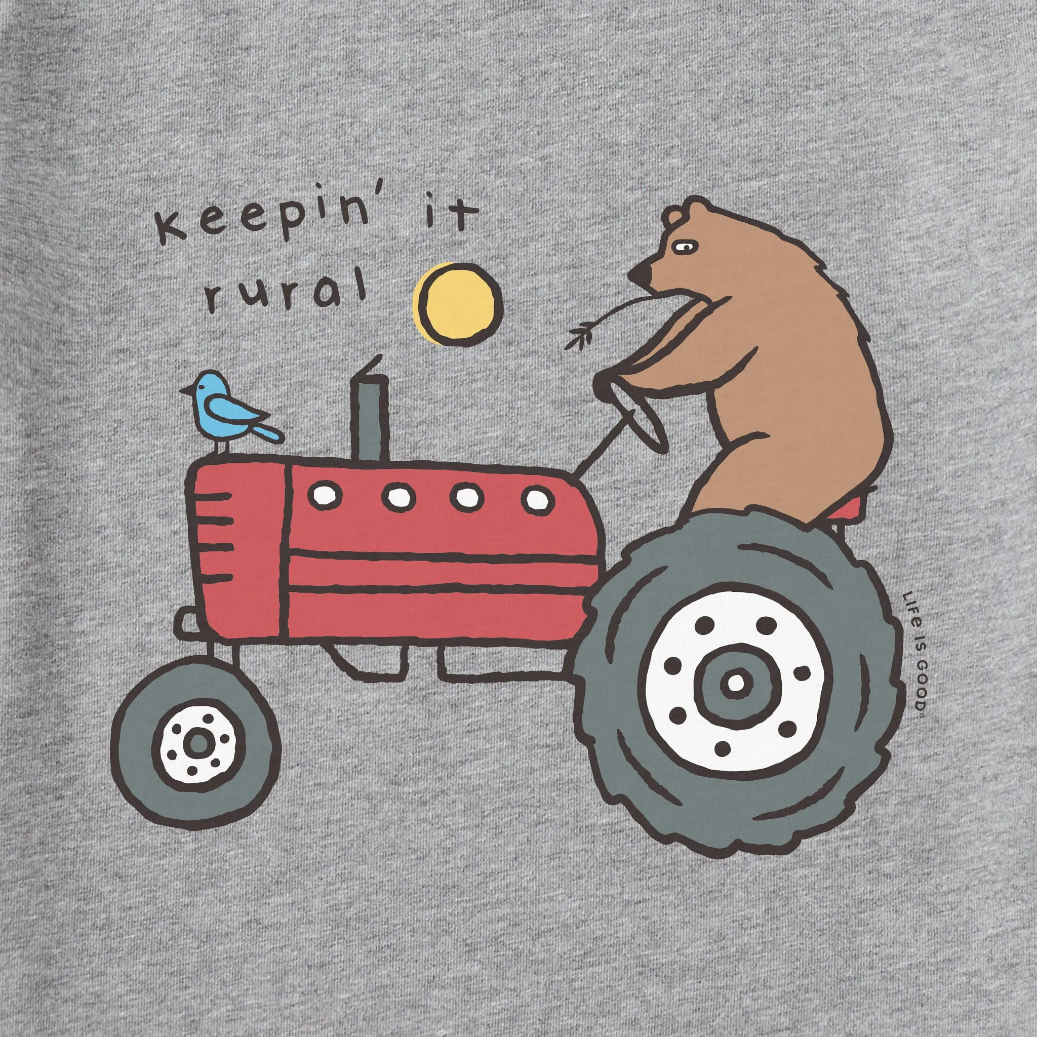 Men's Keepin' it Rural Tractor Short Sleeve Crusher Tee Life is Good