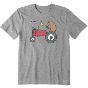 Men's Keepin' it Rural Tractor Short Sleeve Crusher Tee Life is Good