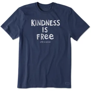 Men's Kindness is Free Short Sleeve Crusher Tee Life is Good