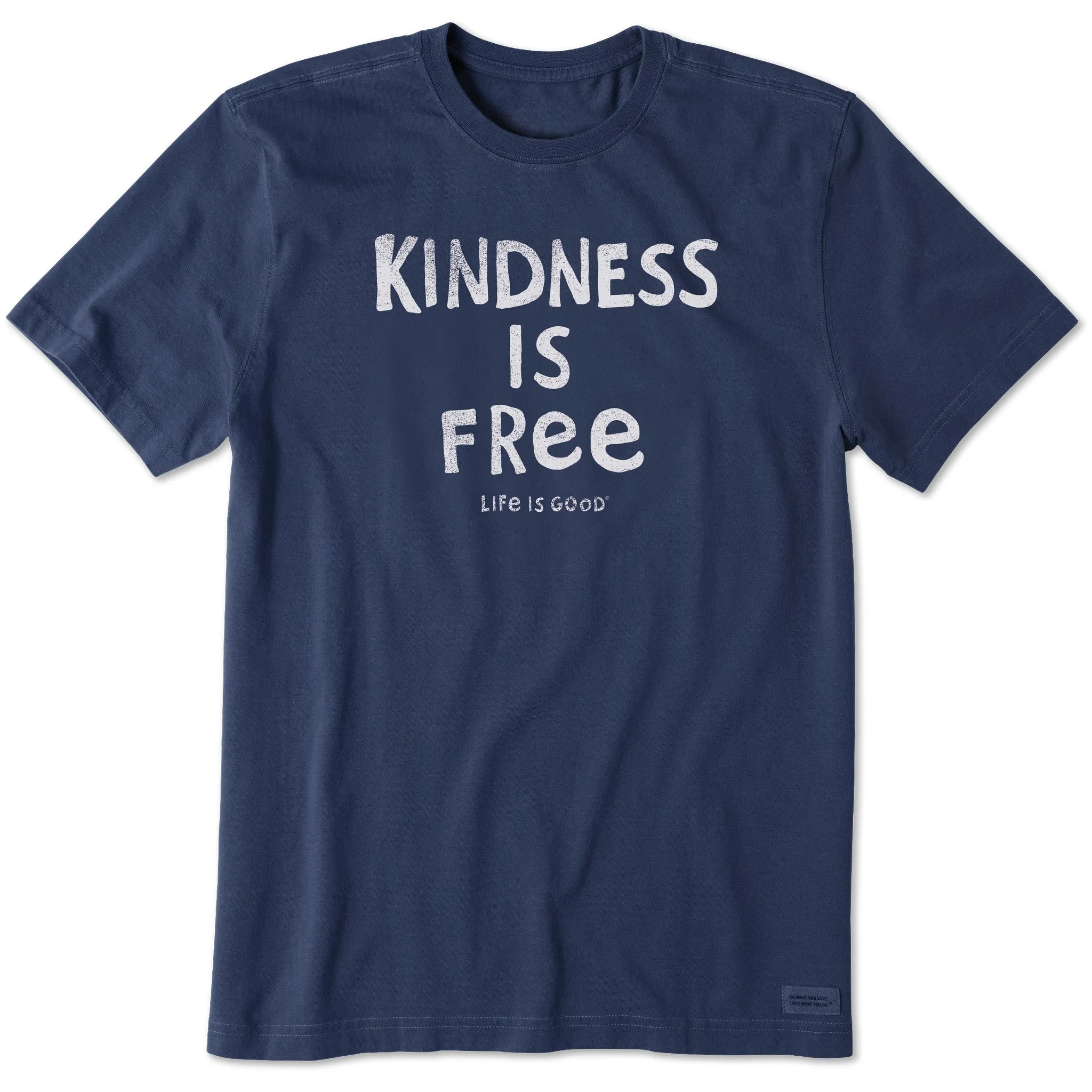 Men's Kindness is Free Short Sleeve Crusher Tee Life is Good