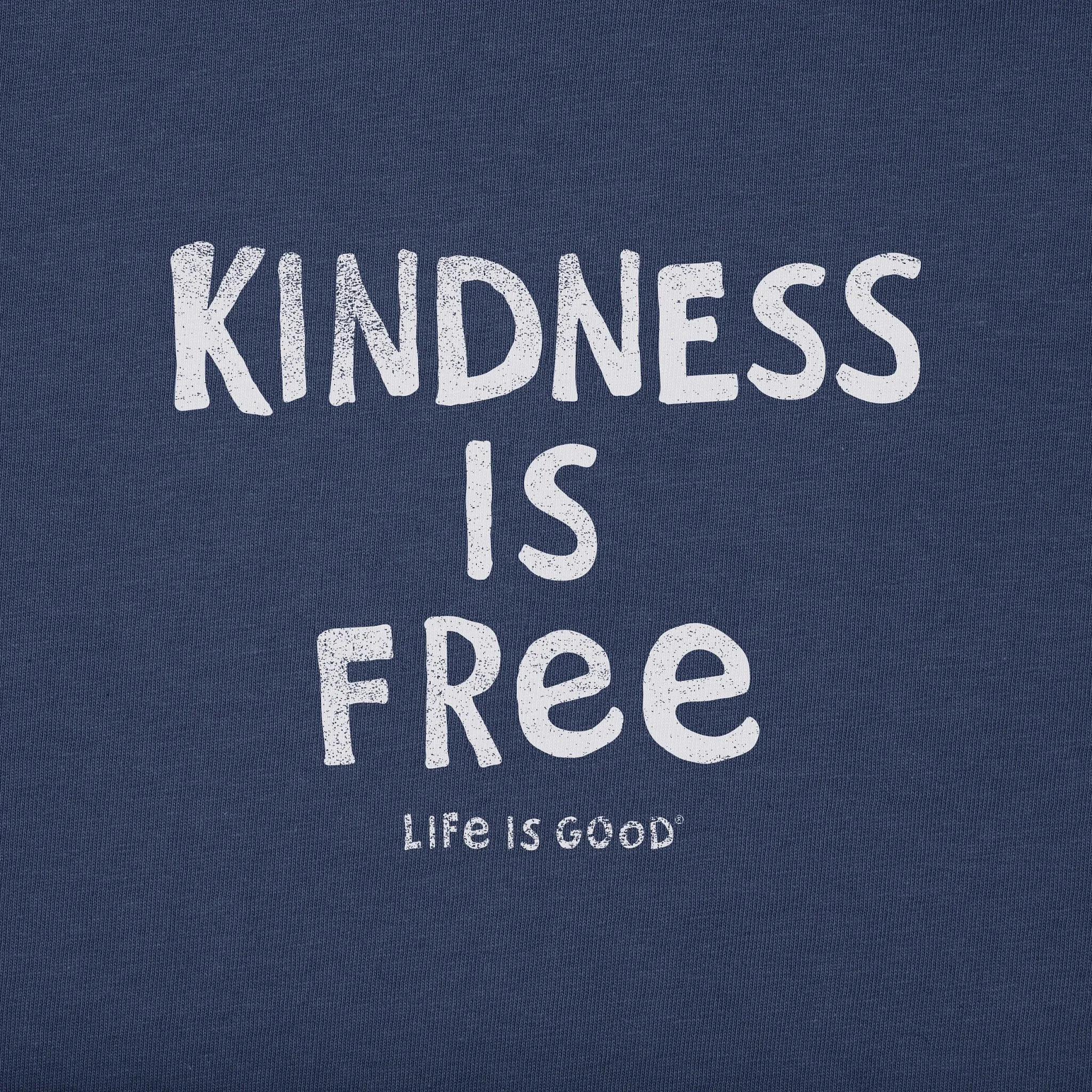 Men's Kindness is Free Short Sleeve Crusher Tee Life is Good