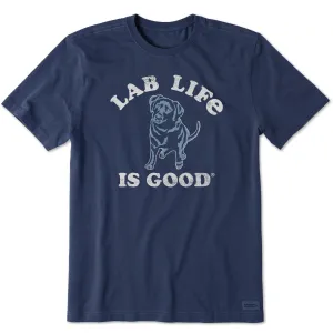 Men's Lab is Good Short Sleeve Crusher Tee Life is Good