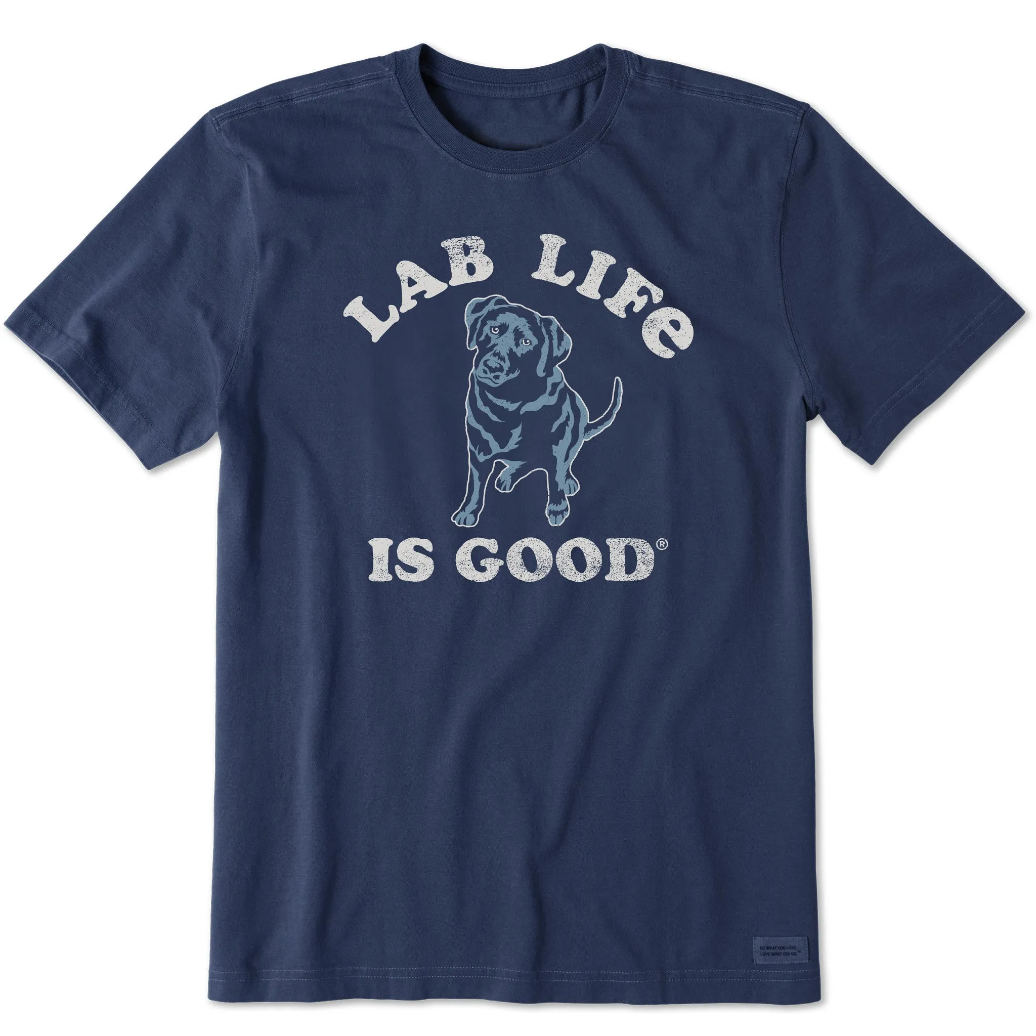 Men's Lab is Good Short Sleeve Crusher Tee Life is Good