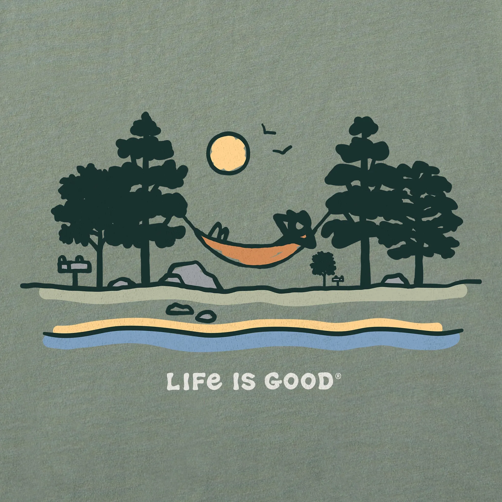 Men's Lake Hammock Vista Short Sleeve Tee Life is Good