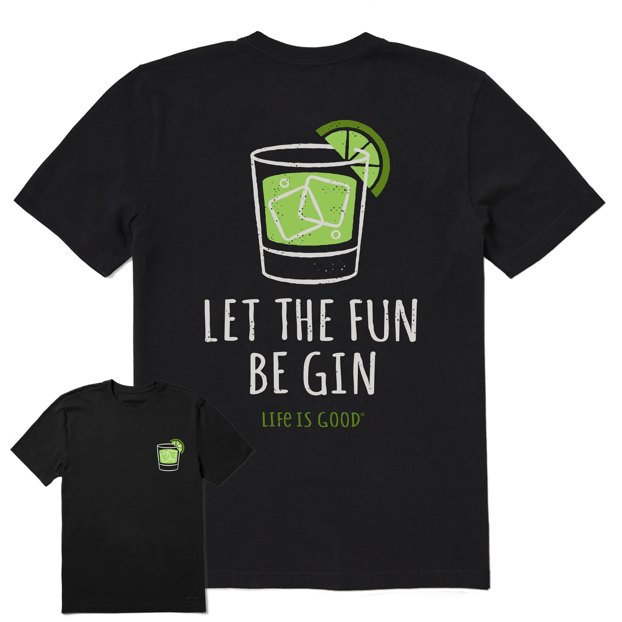 Men's Let the Fun Be Gin Short Sleeve Tee Life is Good