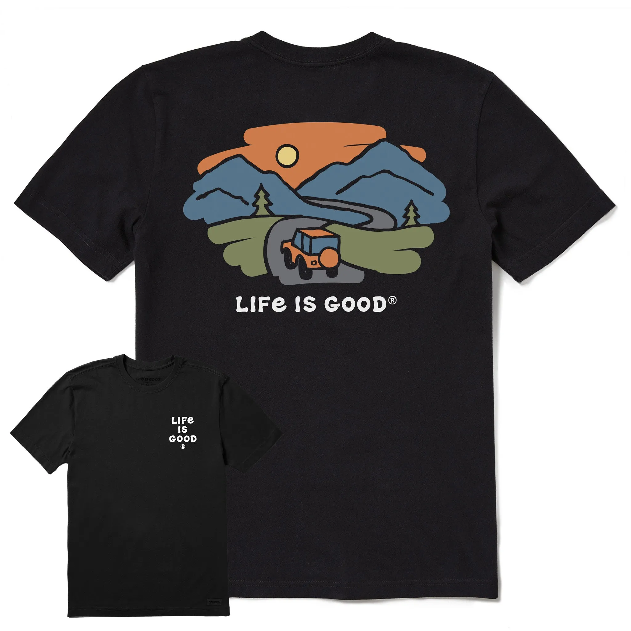 Men's LIG on the Road Short Sleeve Tee Life is Good