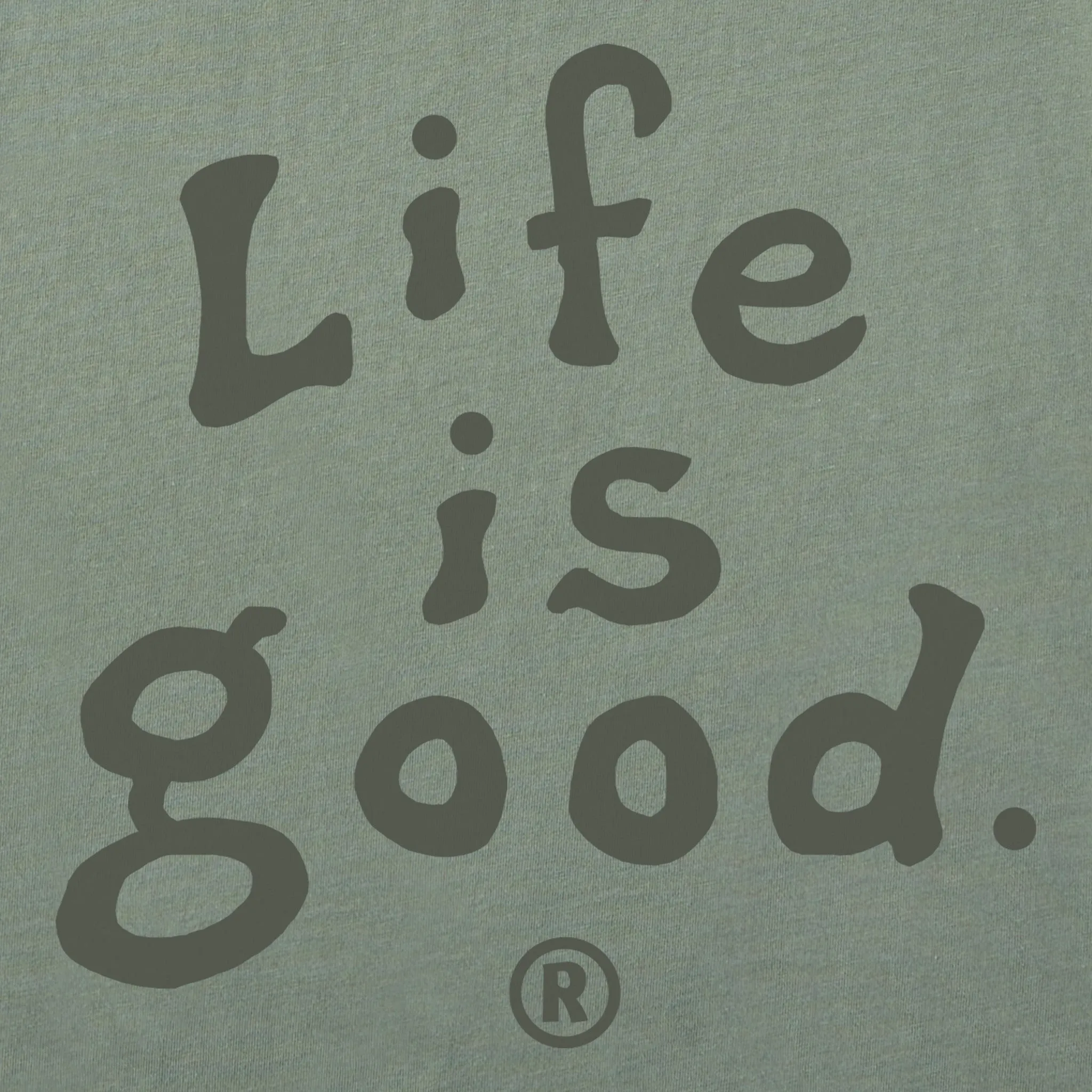 Men's LIG Stacked Tonal Short Sleeve Crusher Tee Life is Good