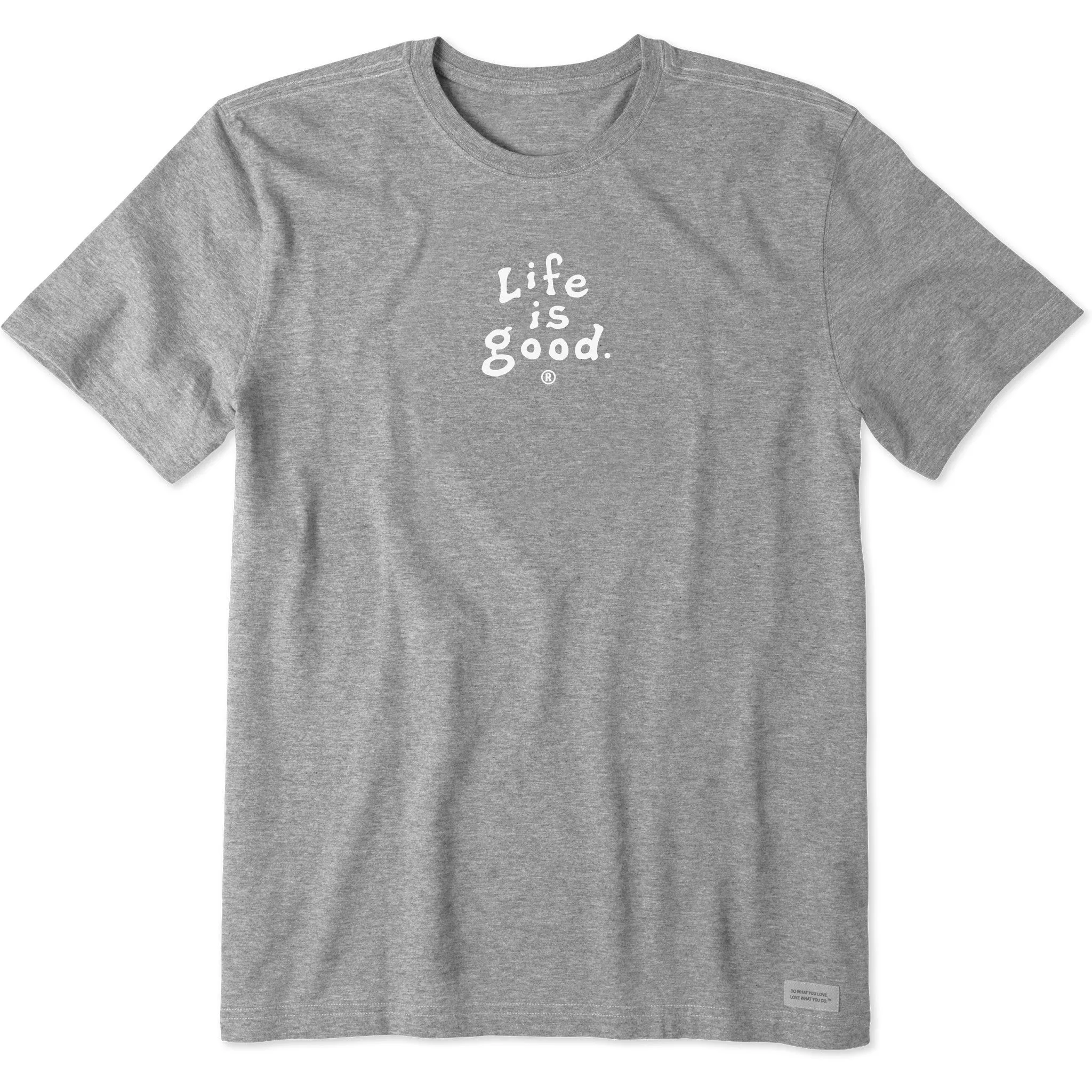 Men's LIG Vintage Wordmark Stacked Short Sleeve Crusher Tee Life is Good