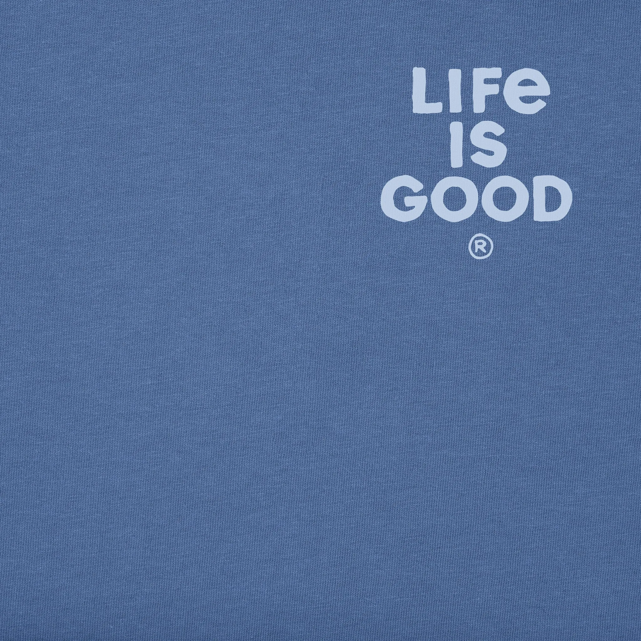 Men's Lighthouse Cliff Short Sleeve Crusher Tee Life is Good
