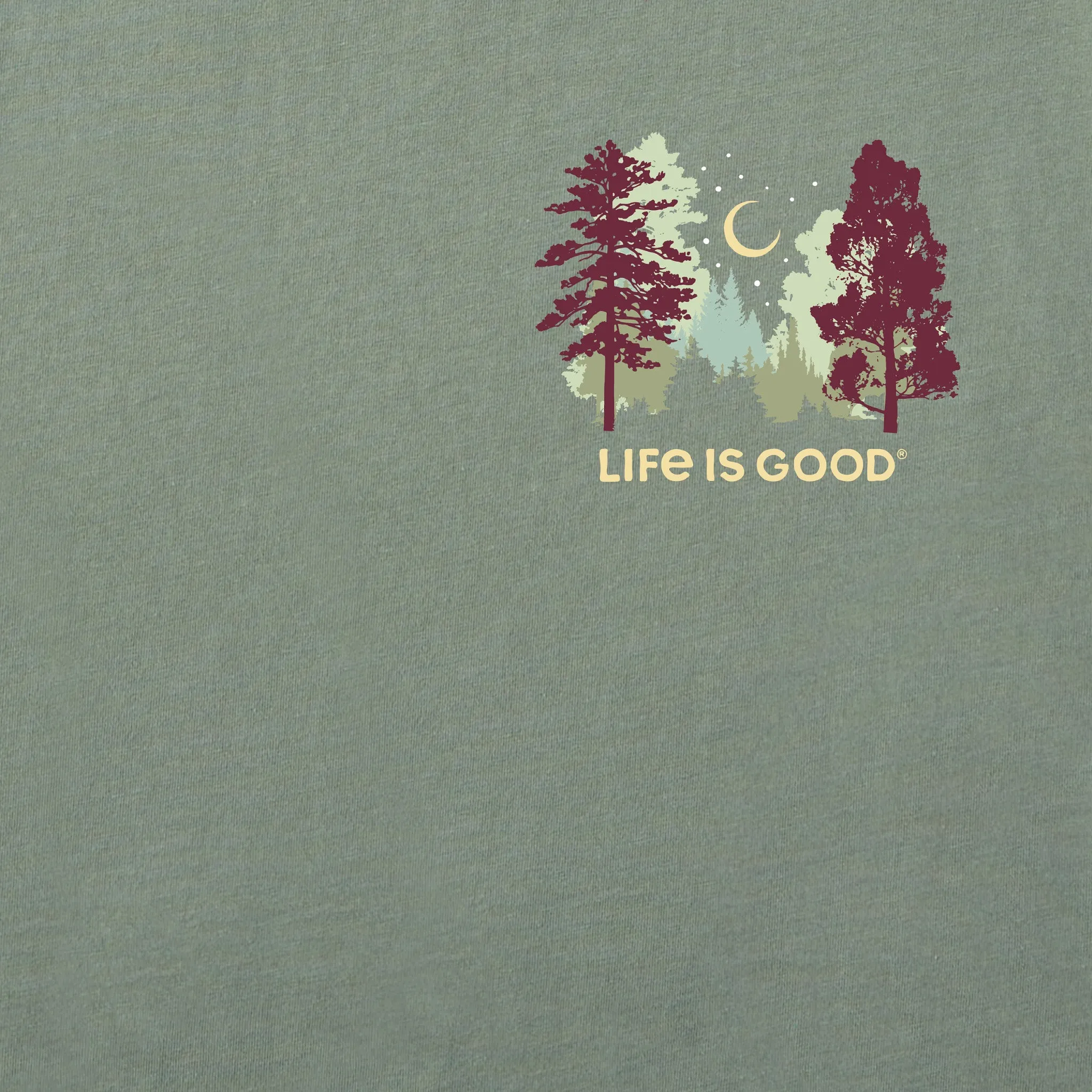 Men's Log On Campfire Short Sleeve Crusher-LITE Tee Life is Good