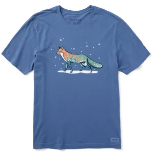 Men's Macro Snow Fox Short Sleeve Crusher Tee Life is Good