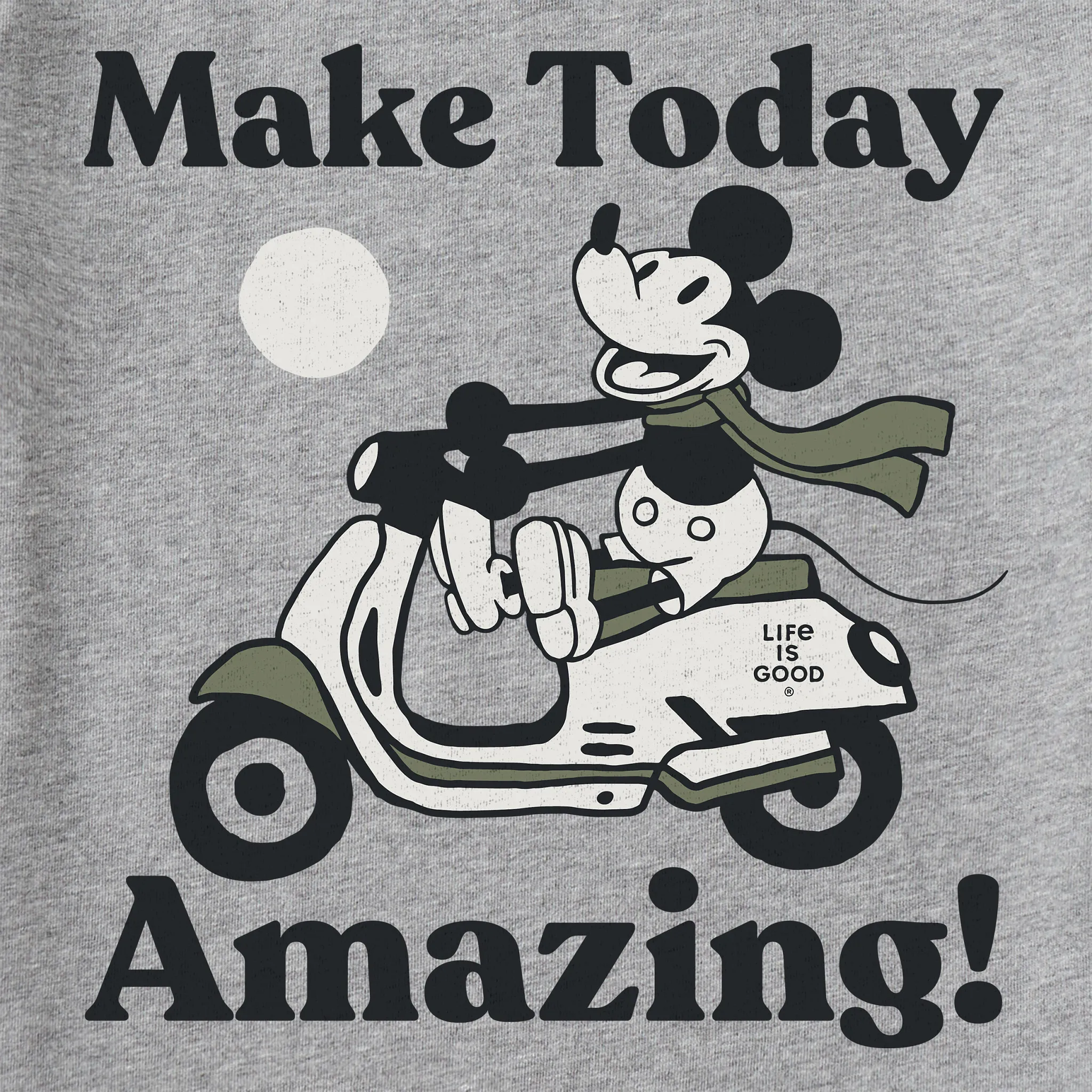 Men's Make Today Amazing Steamboat Willie Short Sleeve Crusher Tee Life is Good