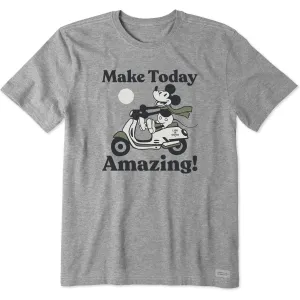 Men's Make Today Amazing Steamboat Willie Short Sleeve Crusher Tee Life is Good